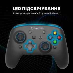 Фото: Геймпад GamePro MG1200 Black/Blue № 6 | KTC