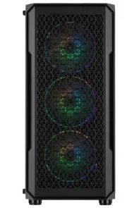 Фото: Корпус 2E Gaming Hexagon Black with window (2E-G338) № 2 | KTC