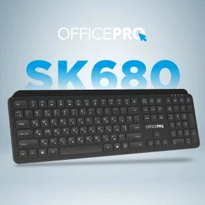 Фото: Клавіатура OfficePro SK680 Wireless Black № 10 | KTC