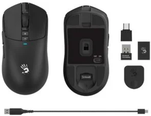 Фото: Миша Bloody R72 Ultra Wireless Black (R72 Ultra Black) № 9 | KTC
