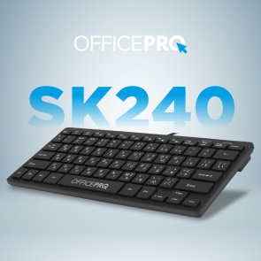 Клавіатура OfficePro SK240 Black