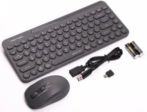 Фото: Комплект клавіатура+миша A4tech FG3200 Air2 Wireless Grey (FG3200 Air2 (Grey)) № 11 | KTC