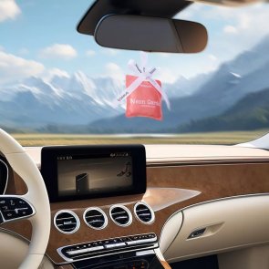 Margaret Series Car Air Freshener Neon Garden Baby Pink