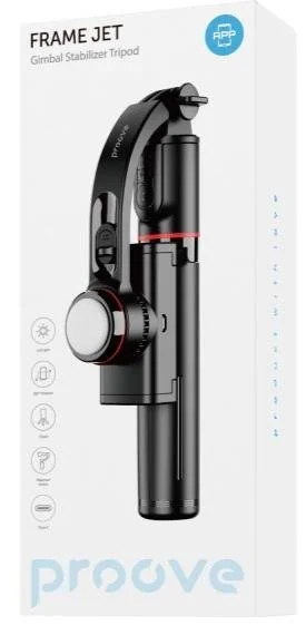 Фото: Селфі монопод Proove Frame Jet Gimbal Stabilizer Black (MPFJ00010001) № 5 | KTC