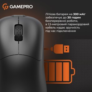 Миша GamePro GM990B Wireless Black