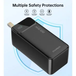 Фото: Батарея універсальна Choetech B732 50000mAh 22.5W Black (B732-ACBK) № 4 | KTC