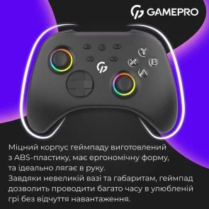 Фото: Геймпад GamePro GPX13B Black № 5 | KTC