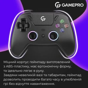 Фото: Геймпад GamePro GPS13B Wireless Black № 17 | KTC