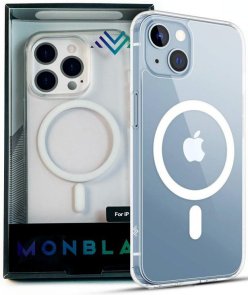 Чохол Monblan for Apple iPhone 13/14 - Crystal Series with MagSafe Transparent (MMC14)