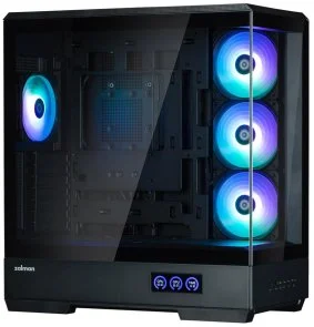 Фото: Корпус Zalman P50 DS Black with window (P50DSBLACK) № 2 | KTC
