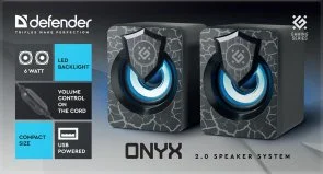 Фото: Колонки Defender Onyx Black (65038) № 9 | KTC