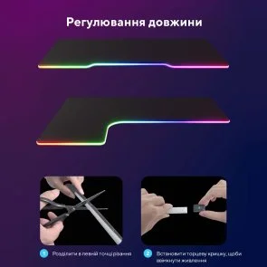 Фото: LED-стрічка Govee H61C3 Neon Gaming Table Light 3m WI-FI/Bluetooth White (H61C33D1) № 15 | KTC