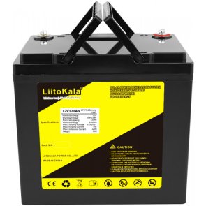 Батарея для ДБЖ LiitoKala 12V 120Ah LiFePO4 LCD (12V120Ah LiFePO4 LCD)