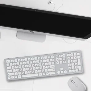 Фото: Клавіатура OfficePro SK1550 Wireless White (SK1550W) № 13 | KTC