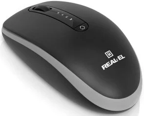 Фото: Миша Real-EL RM-455W Black (EL123200047) № 5 | KTC