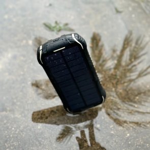 Батарея універсальна Vinnic SACA PEAK Solar 20000mAh IP65 15W Black (VPSPB-FL20)