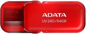 Фото: Флешка USB A-Data UV240 64GB Red (AUV240-64G-RRD) № 3 | KTC