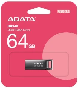 Фото: Флешка USB A-Data UR340 64Gb Black (AROY-UR340-64GBK) № 5 | KTC