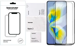 Фото: Захисне скло BeCover for Infinix Smart 9 X6532 - Black (712347) № 2 | KTC