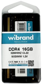 Оперативна пам’ять Wibrand DDR4 1x16GB (WI3200DDR4S/16GB)