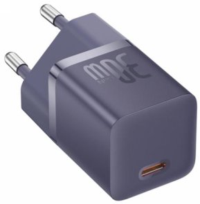 Зарядний пристрій Baseus GaN5FC mini 1C 30W Purple with Type-C/Type-C (P10110902523-00)