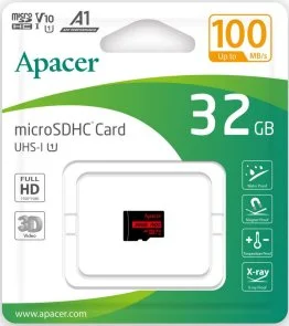 Фото: FLASH пам'ять Apacer UHS-I Micro SDHC 32GB (AP32GMCSH10UB-RA) № 2 | KTC