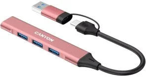 Фото: USB-хаб Canyon DS-02 Pink (CNS-TDS02P) № 3 | KTC