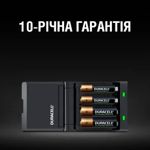 Фото: Зарядний пристрій Duracell CEF27 (2xAA 1300mAh + 2xAAA 750mAh) № 6 | KTC