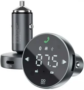 Фото: FM-Трансмітер + АЗП Proove FM Launcher Sound Sync 30W Gray № 3 | KTC