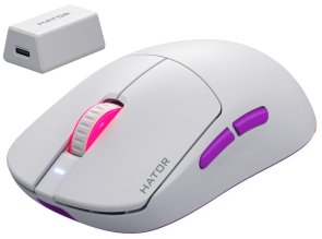 Миша Hator Quasar 3 Ultra 8K Wireless White/Violet (HTM771)