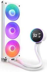 Фото: Система рідинного охолодження NZXT Kraken Elite 360 RGB White (RL-KR36E-W2) № 2 | KTC