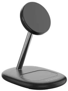 Фото: Бездротова зарядна станція Canyon WCS-205 2in1 Qi2 15W Black (CNS-WCS205B) № 2 | KTC