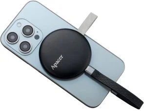 Фото: Зовнішній SSD-накопичувач Apacer Magnetic Portable AS725 512GB Black (AP512GAS725B-1) № 4 | KTC