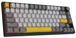 Клавіатура Ajazz AK820 Pro Flying Fish Switch RGB With Screen Wireless Black (AK820PRO-FF-BGY)