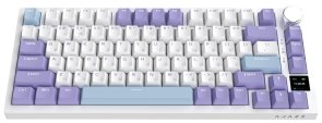 Клавіатура Ajazz AK820 Pro Flying Fish Switch RGB With Screen Wireless Purple (AK820PRO-FF-PWB)