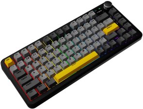 Клавіатура Ajazz AK820 Max Magnetic Switch RGB With Screen Wireless Black (AK820MAX-M-BGY)
