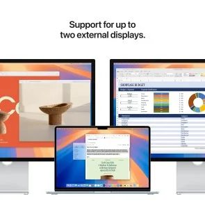 Фото: Ноутбук Apple MacBook Air 15.3 M4 10GPU Midnight (MW1L3) № 10 | KTC