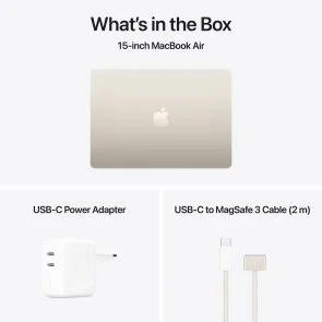 Фото: Ноутбук Apple MacBook Air 15.3 M4 10GPU Starlight (MC6K4) № 11 | KTC