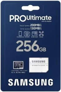 Фото: FLASH пам'ять Samsung Pro Ultimate A2 V30 U3 Micro SDXC 256GB with adapter (MB-MY256SA/WW) № 3 | KTC