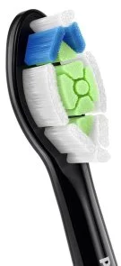Фото: Насадка для зубної щітки Philips Sonicare W Optimal White Black 8 pcs (HX6068/88) № 5 | KTC