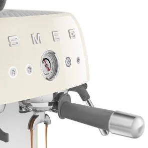 Фото: Ріжкова кавоварка Smeg Espresso coffee machine with grinder Creamy (EGF03CREU) № 13 | KTC