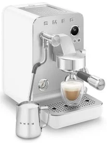 Фото: Ріжкова кавоварка Smeg Espresso coffee machine White (EMC02WHMEU) № 10 | KTC