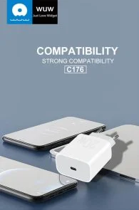 Фото: Зарядний пристрій WUW C176 PD 20W White (WUW-C176) № 7 | KTC
