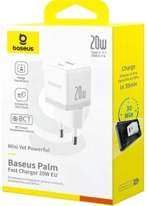 Фото: Зарядний пристрій Baseus Palm 20W White (P10111608213-00) № 5 | KTC
