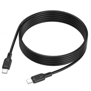 Кабель BOROFONE BX113 Lenny 60W Type-C / Type-C 2m Black (6941991115516)