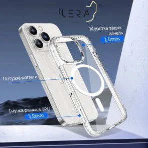 Фото: Чохол iLera for Apple iPhone 16 Pro - Go Clear Case (ILGCLCA16PR) № 3 | KTC