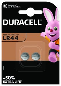 Батарейка Duracell LR44 BL/2 (5004347)