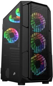 Фото: Корпус 1stPlayer XF-BK-4F7 Black with window № 2 | KTC