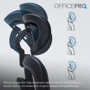 Фото: Крісло OfficePro OC680 Black (OC680B) № 9 | KTC