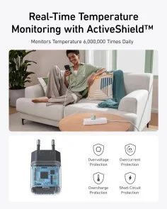 Фото: Зарядний пристрій Anker PowerPort 511 Nano IV 30W White (A2337G21) № 8 | KTC